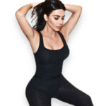 side view of fitted skims tank top for women