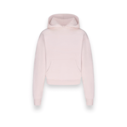 Skims Cotton Fleece Pink Hoodie