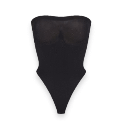 SKIMS strapless bodysuit designed for sculpting support and a smooth, invisible look under dresses and tops