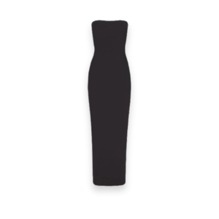 SKIMS tube dress designed with a strapless silhouette, offering a comfortable and flattering fit for all body types.