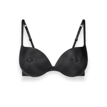 Front view of Skims pierced nipple push-up bra with sculpted lift