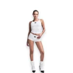 dolce and gabbana x skims cotton rib scoop tank snow