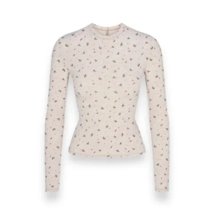 Cotton Jersey Long Sleeve T-Shirt